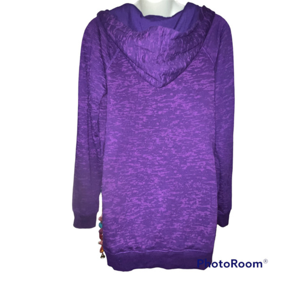 WASHINGTON HUSKIES BLUE 84 BRAND PURPLE LIGHTWEIGHT HOODIE SIZE LARGE - Picture 7 of 8